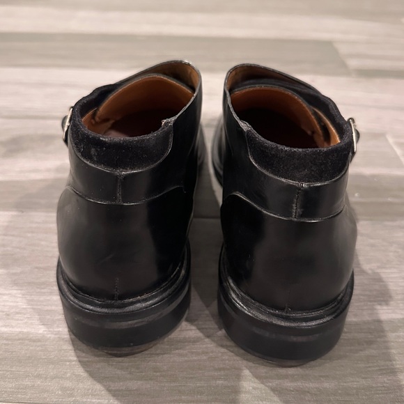 Paul Smith polished leather monk strap Chelsea boots dress shoes - Picture 5 of 14